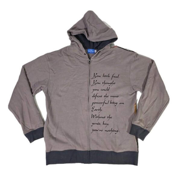 Disney Tokyo Resort ALADDIN - JAFAR Full Zip Graphic Hoodie Sweatshirt Men's XL - Picture 2 of 8